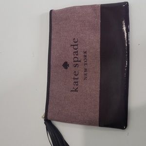 Kate Spade Purple Cosmetic Bag NWOT